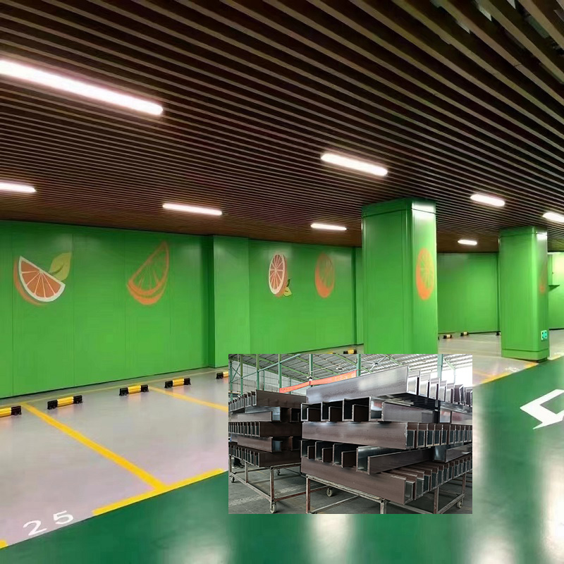 Good Quality Aluminium Baffle Ceiling Price Metal Baffle Ceiling Acoustic Baffle Ceiling System