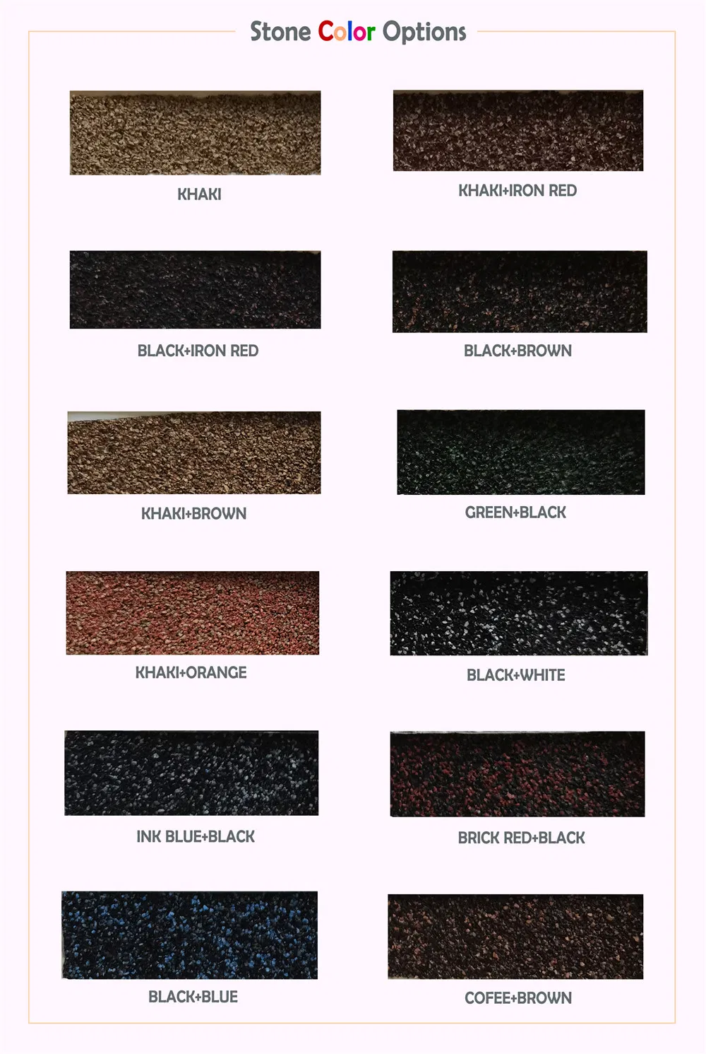 Color Option Chart 2