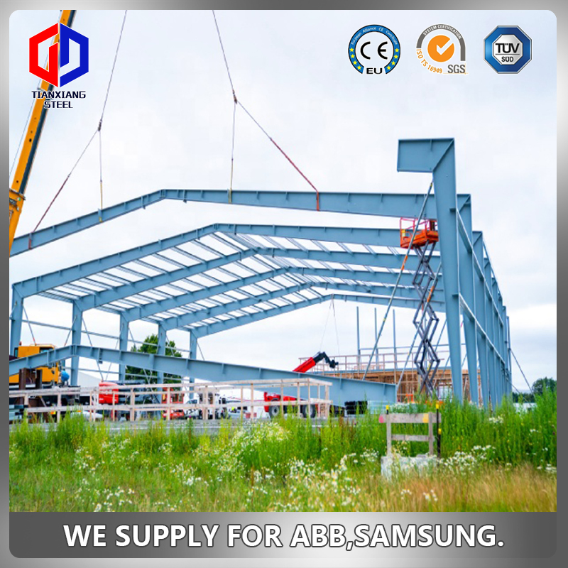 Factory Pre Fabricated Steel Structural Materials for Warehouses, Workshop, Storage