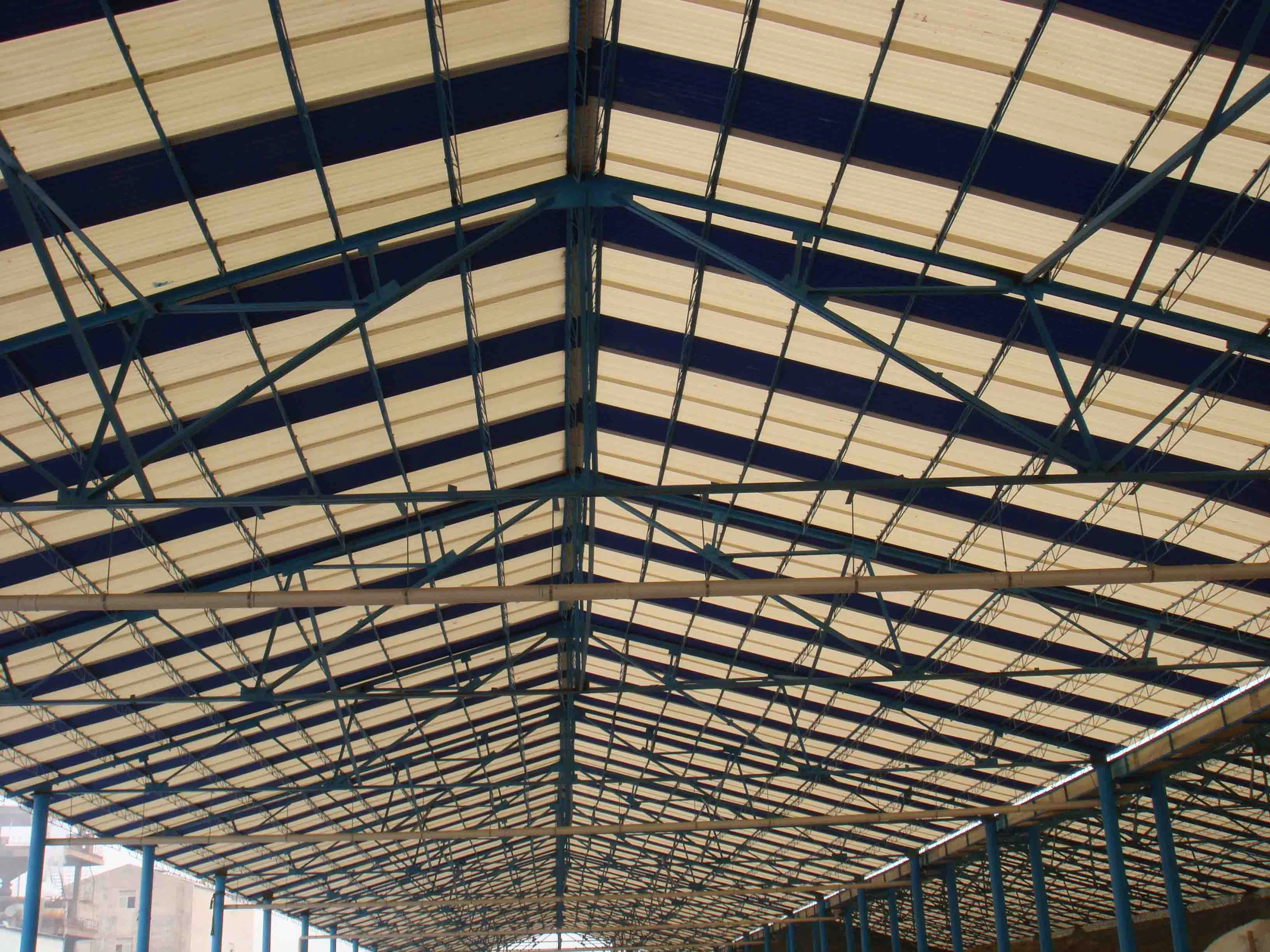 Trapezoidal ASA PVC House Roof Construction Material for Roofing