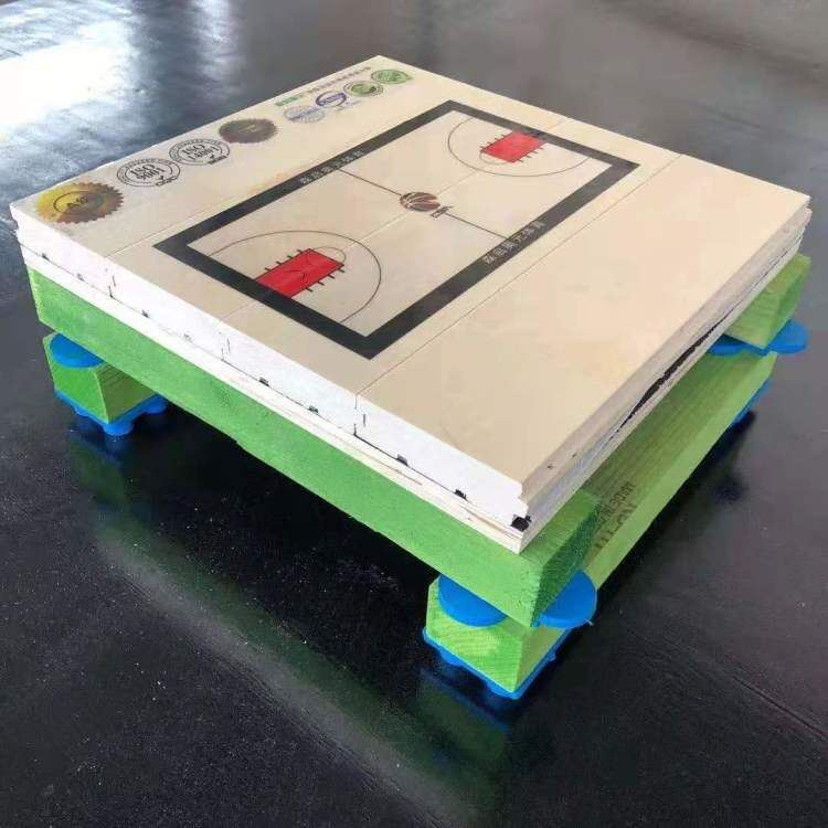 New Sports Chinese Factory 20m*2m*4.5mm Maple Floor Flooring Wood Grain Building Material