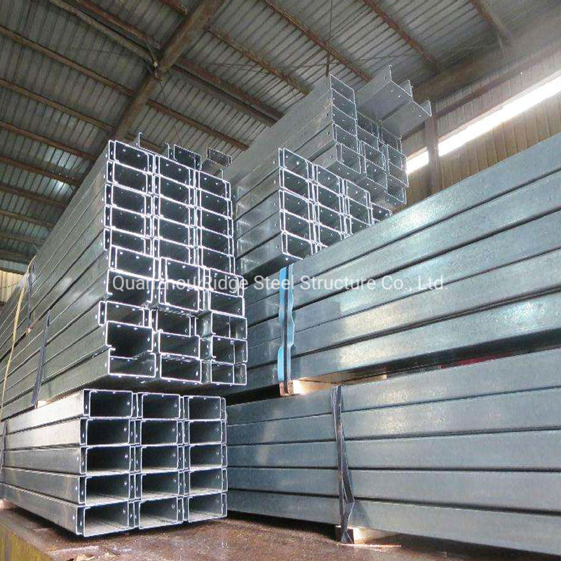 Structural Roofing GB Ridge China Prefab Customized Steel Structure Frame Prefabricated Building Material Manufacture