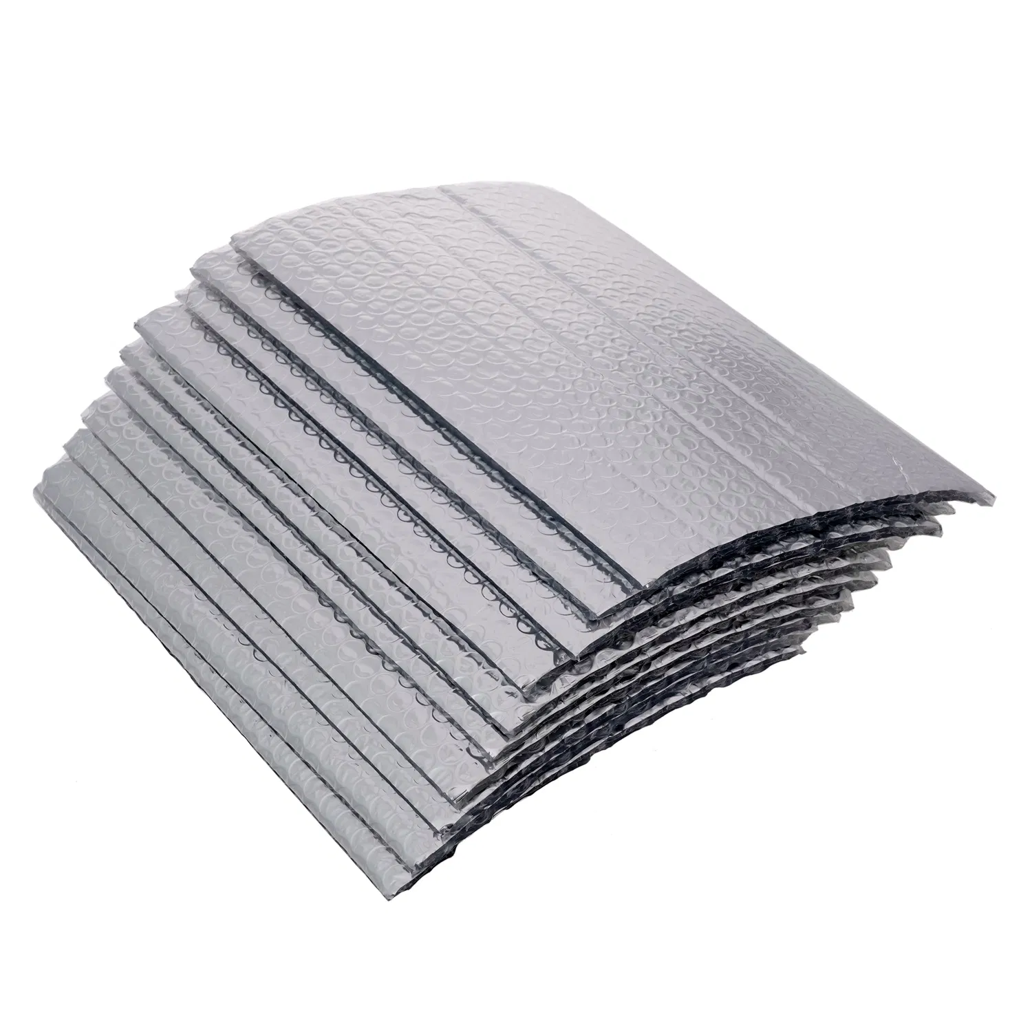 Cool Shield Poly Pet Aluminum Foil Bubble Thermal Insulation Silver Foil Bubble Heat / Sound Insulator for Radiator / Car / Roof / Wall Construction Material