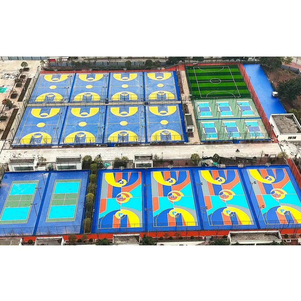 Easy-Install New Generation Silicon PU 8.0 Running Track Sports Floor Court Materials