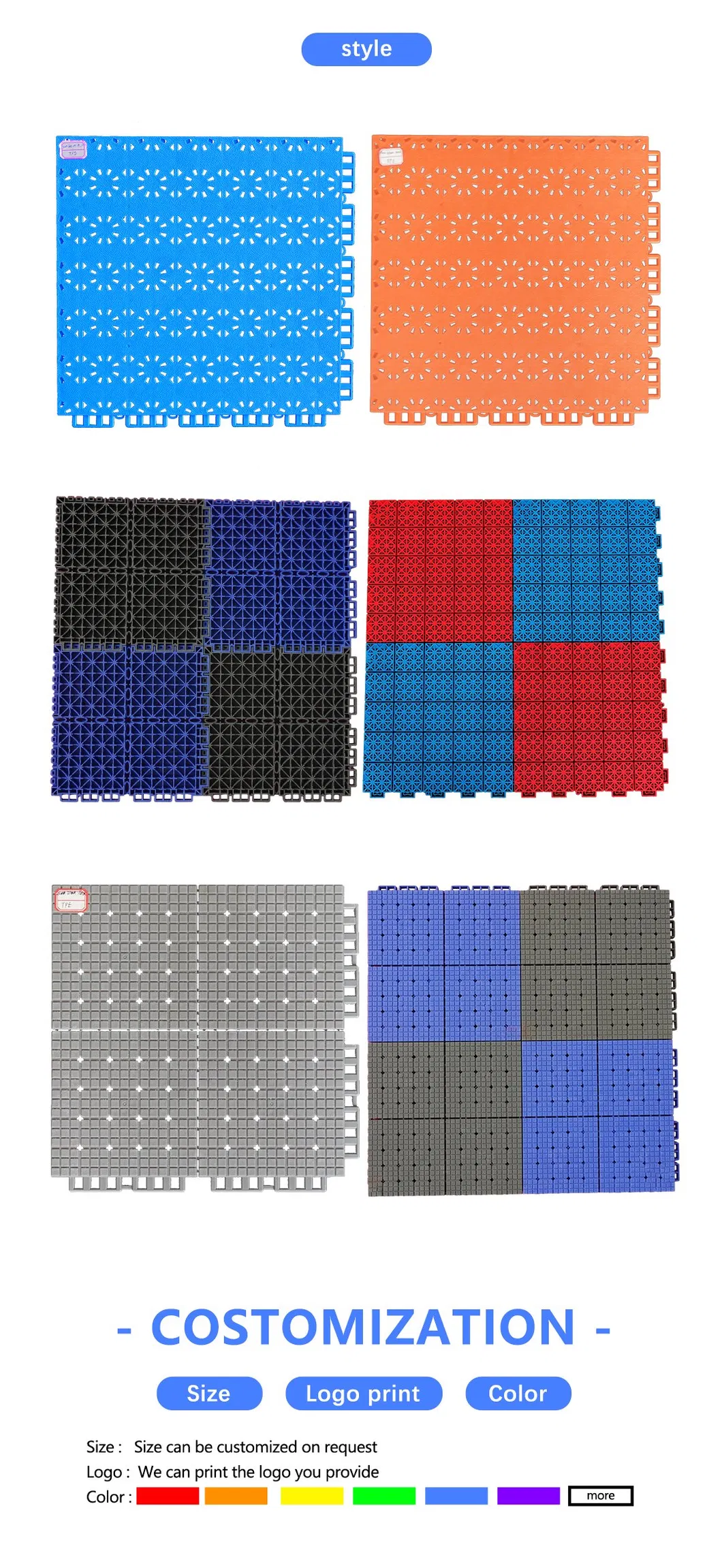 Thermoplastic Flooring PP Material 4