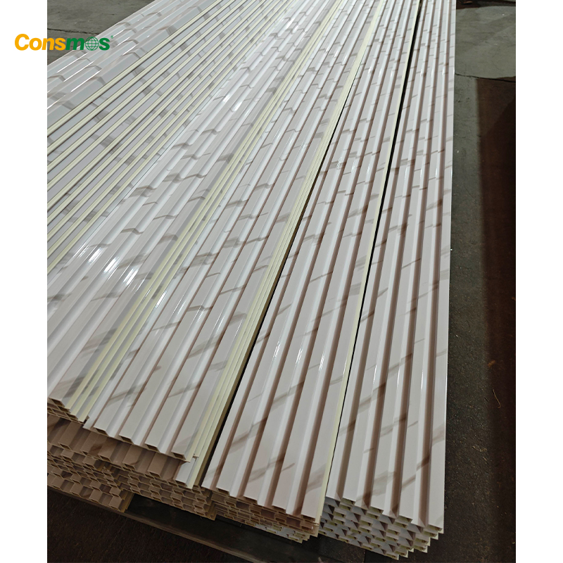 Construction Decoration Wood Wall Paneling Interior Decor WPC Wallboard Waterproof Building Material