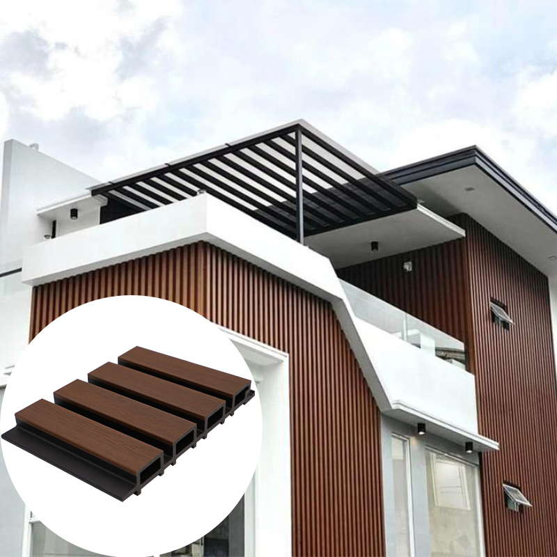 Outdoor Construction Building Wood Plastic Composite Wall Panel Materials for Decor