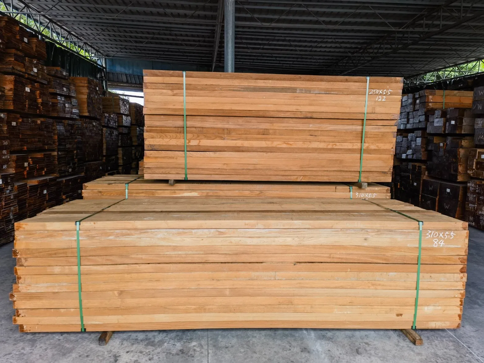 Source Manufacturer Myanmar Teak Wood Board Specification Material