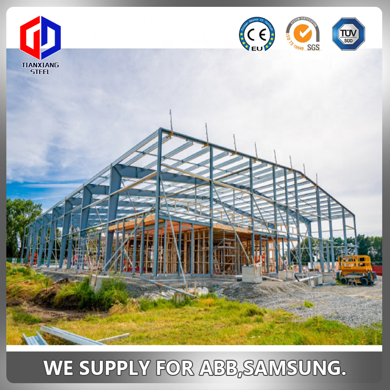 Factory Pre Fabricated Steel Structural Materials for Warehouses, Workshop, Storage
