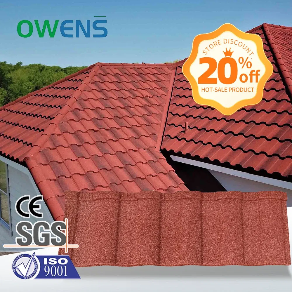 Heat-Insulating Sand-Coated Galvanized Steel Sheet Roofing Material for Durability