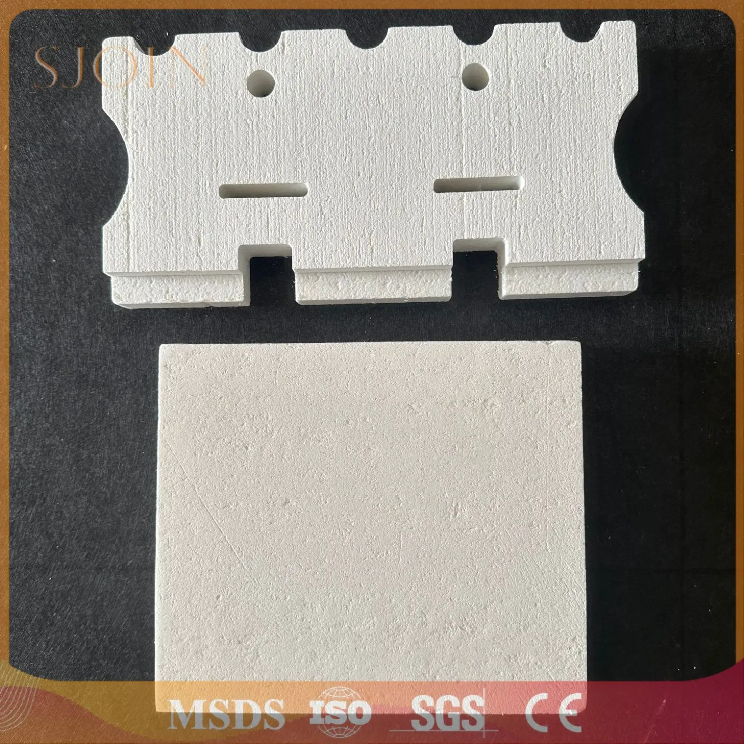 Excellent Structural Strength 1700c Ceramic Fiber Board 600*1000mm Refractory Material