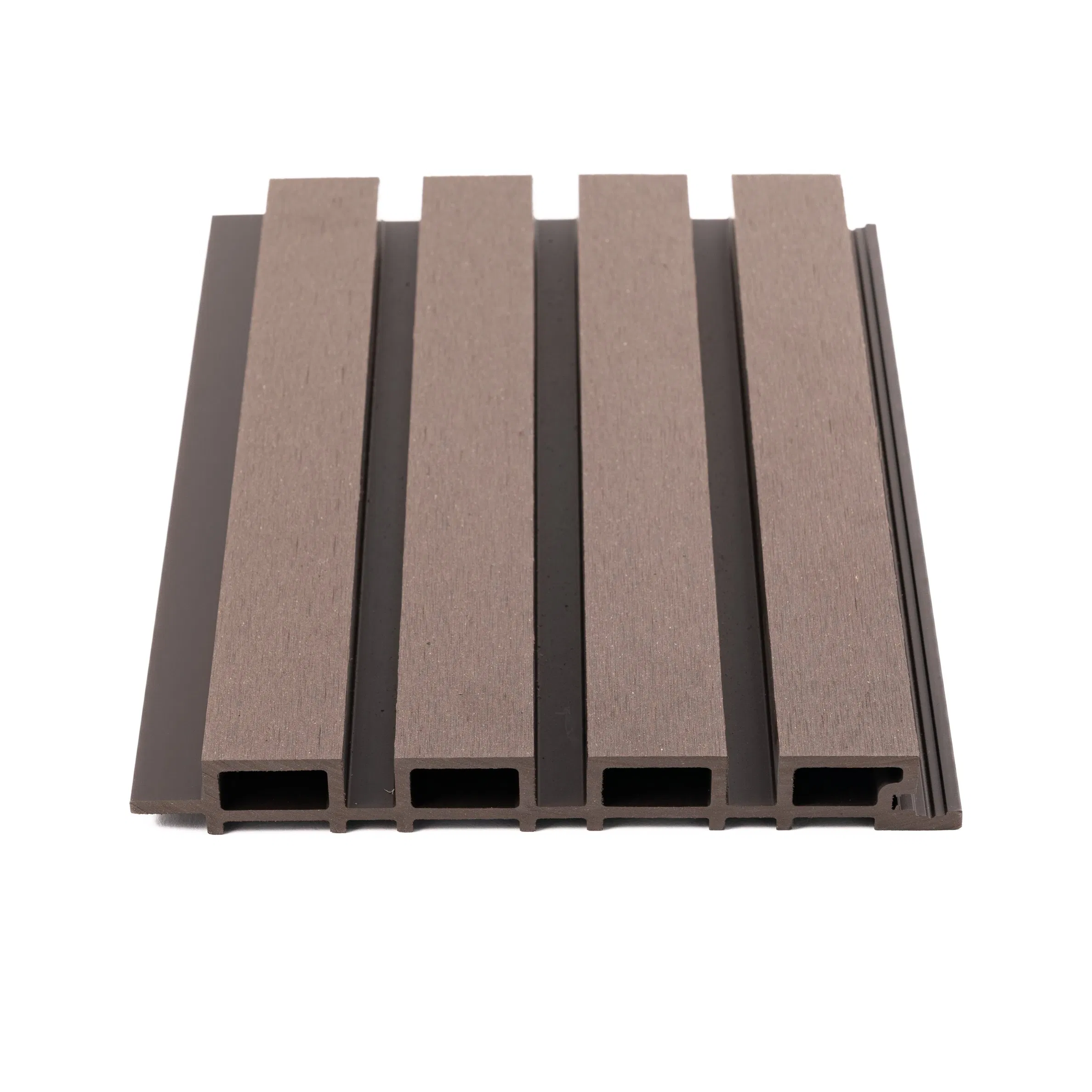 Easy to Install No-Maintenance Sanding Grooved Uncapped WPC Wall Cladding for Exterior 8"