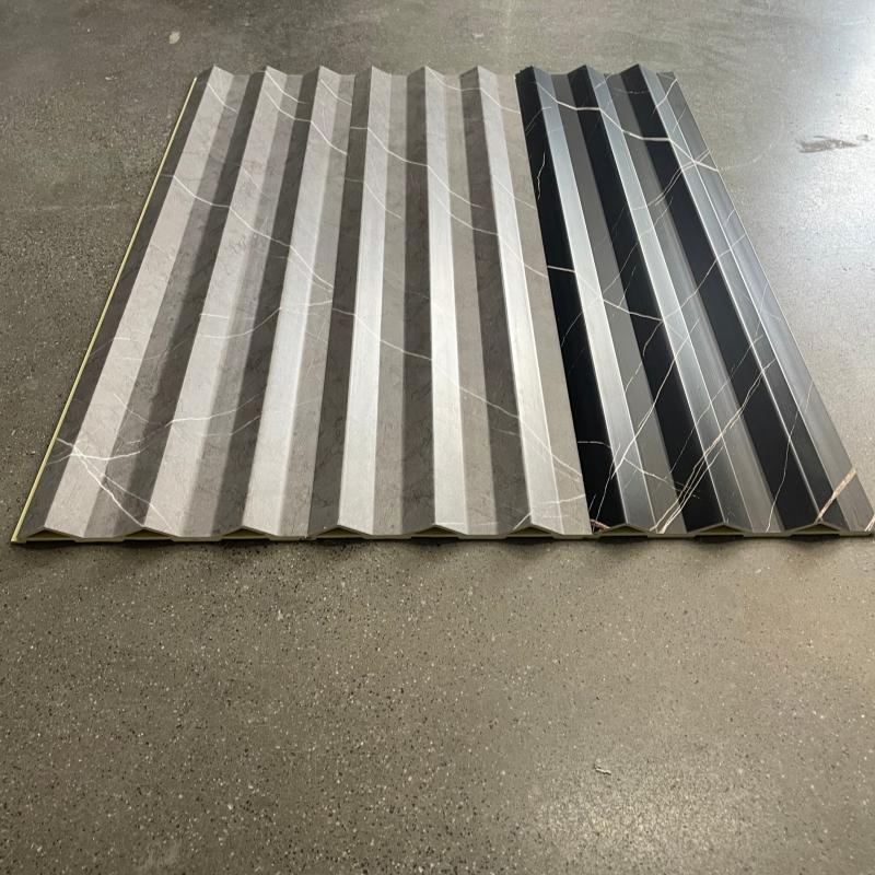 Middle East Good Sale High Quality Fashion Design WPC/PVC /Plastic Decoration Fluted Panel/Board/ Sheet for Interior Wall Material