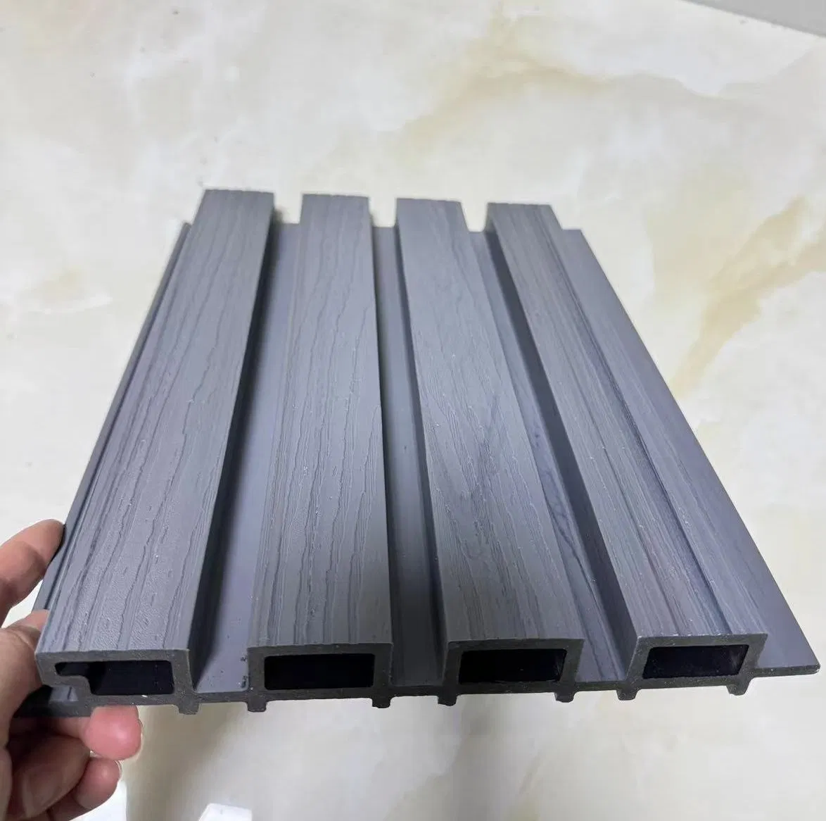 Popular 219X26 Exterior Facade WPC Co-Extrusion Great Wall Panel Cladding