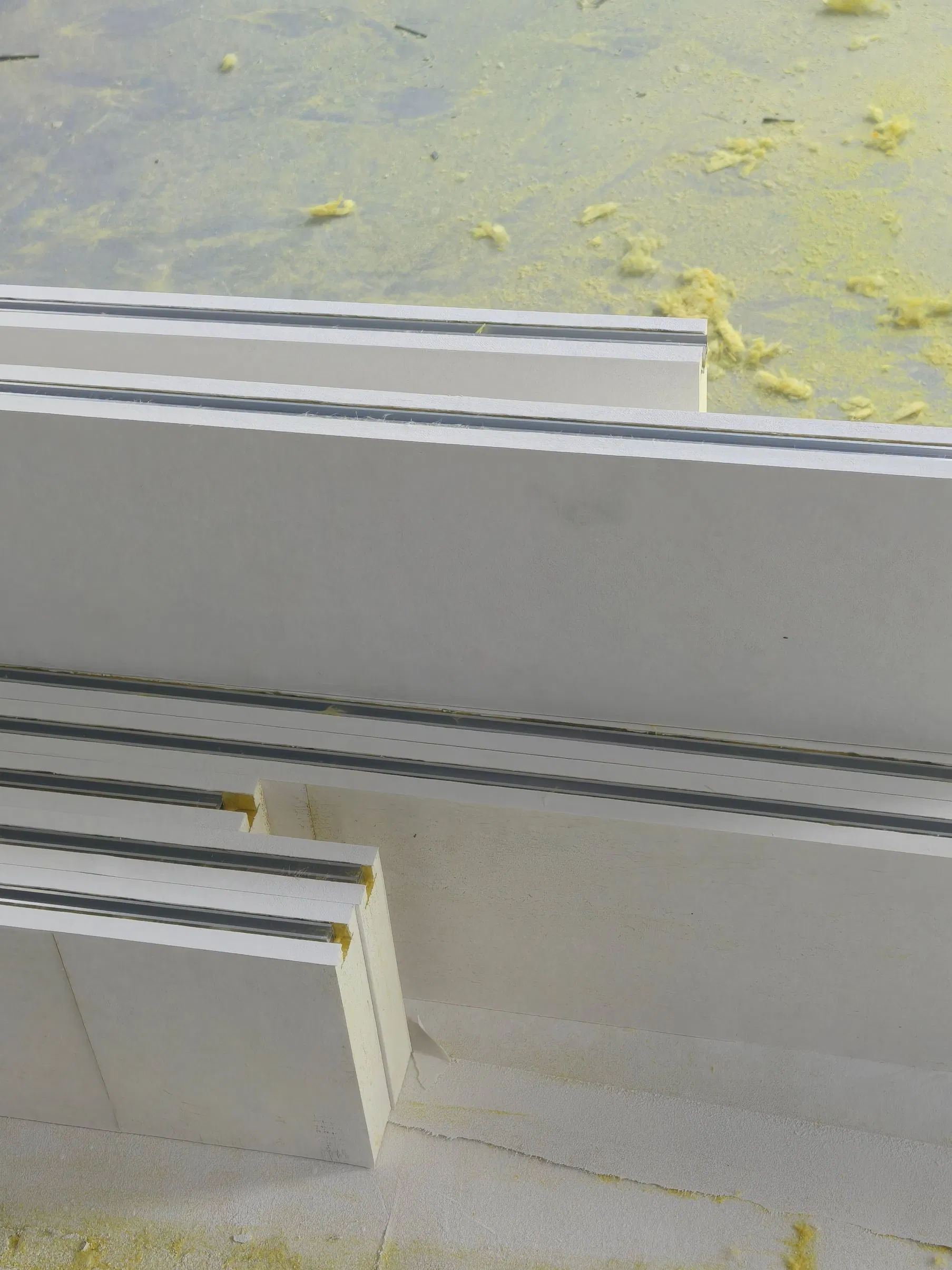 Glass Wool Acoustic Ceiling Panel Concealed Edge Sound Absorbing Material