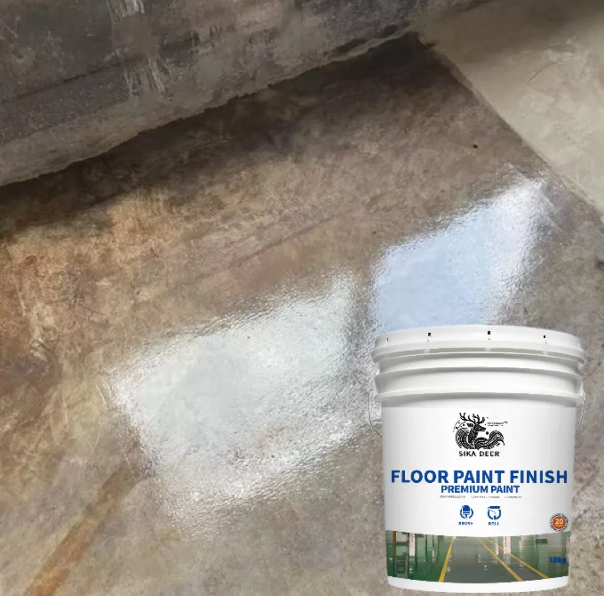Decorative Floor Paint Finish for Stylish Interiors