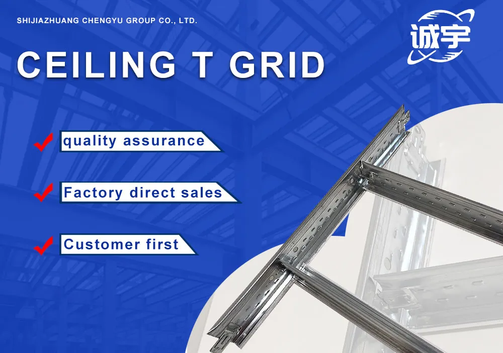 Premium Galvanized Steel T Grid T-Bar System
