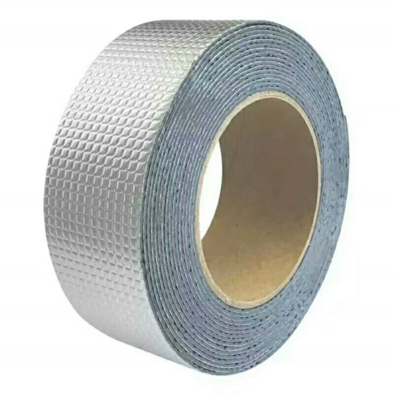Aluminum Foil Waterproof Material Joist Tape Butyl Mastic Sealing Tape for Color Steel Roofing