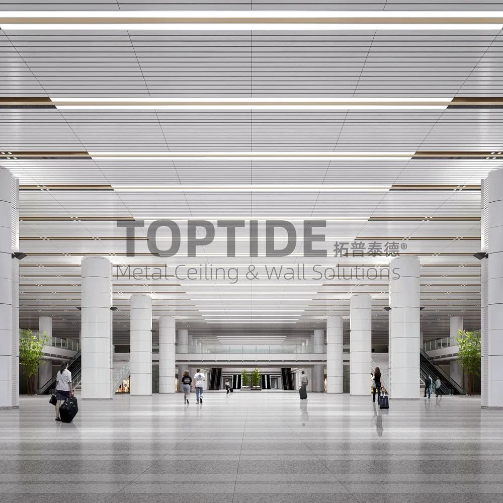 ISO Aluminum Building Decorative Ceiling Board Civil and Structural Material