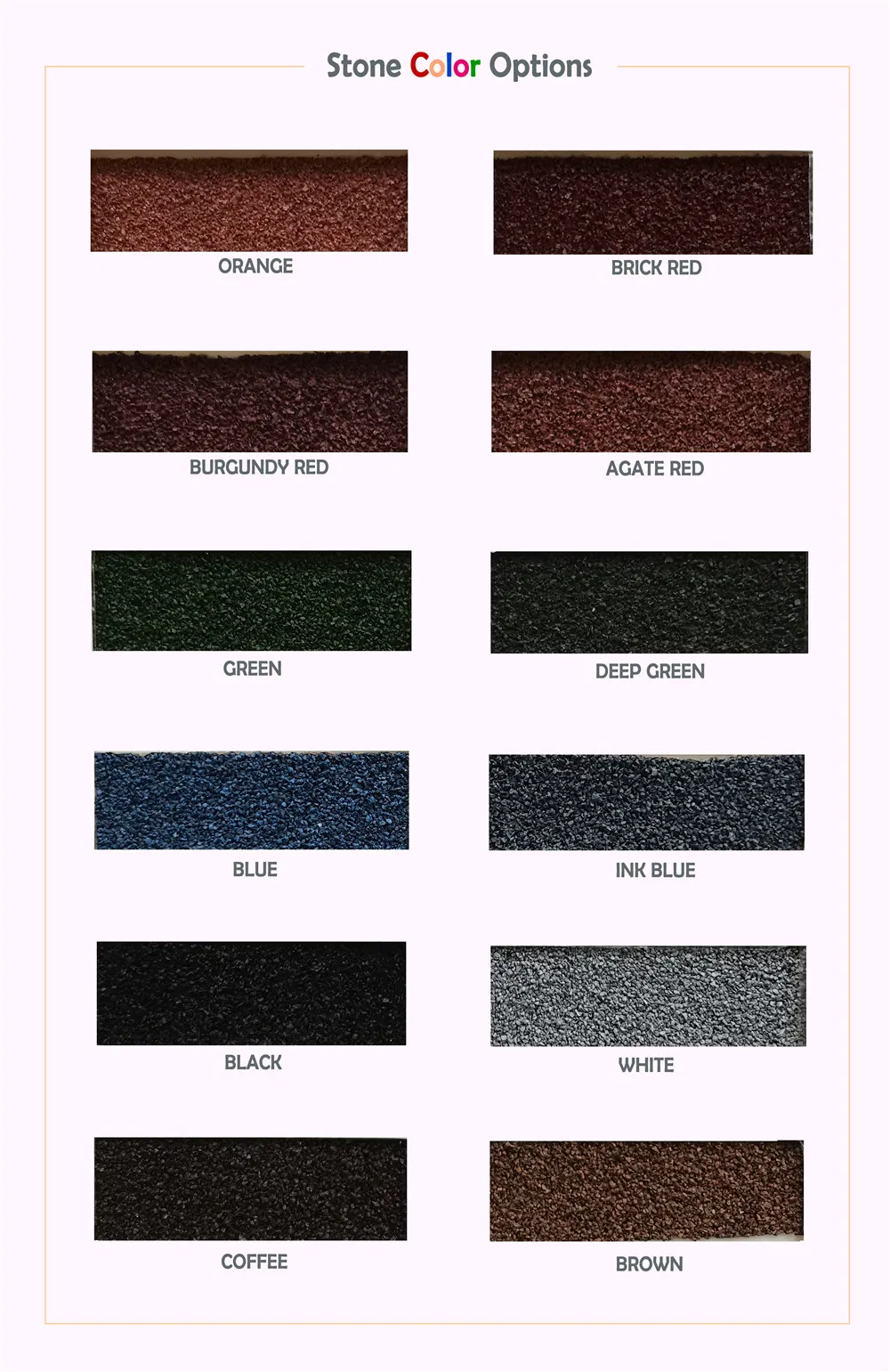 Color Option Chart 1