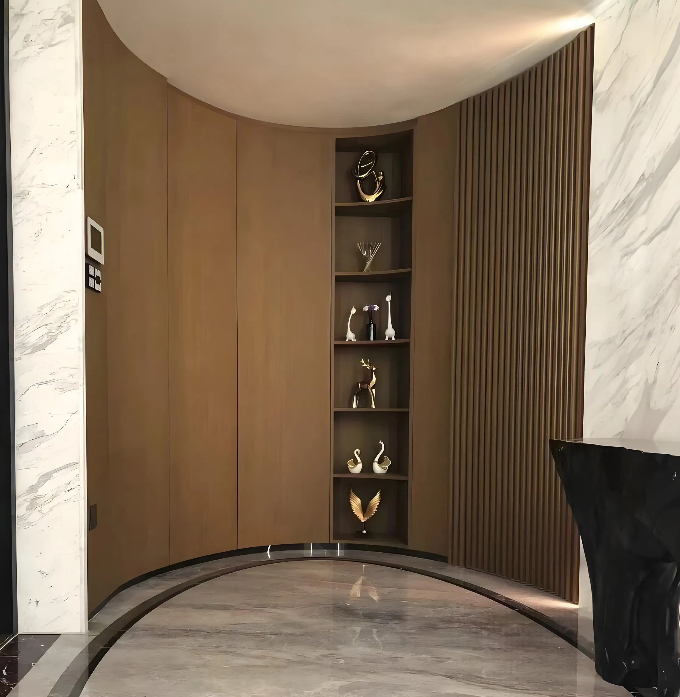 3D Interior Wall Panel Wall Cladding WPC Wall Panel Decorative PVC Panel Bamboo Wholesale Building Material Fluted