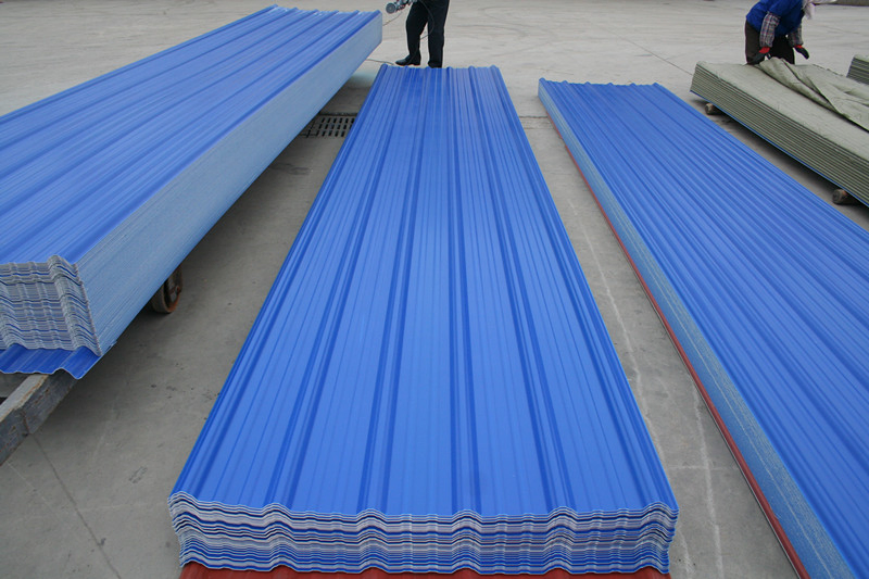 Trapezoidal ASA PVC House Roof Construction Material for Roofing