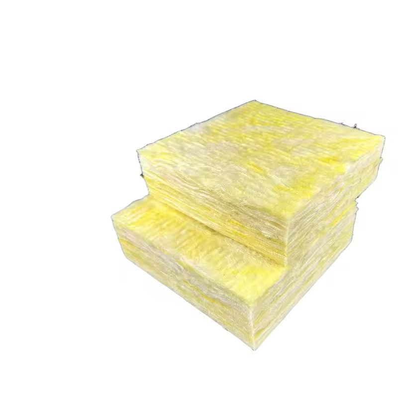 ISO 50mm Inch Thickness Non-Flammable Fiberglass Insulation Roll Blanket Glass Wool Heat Insulation Materials