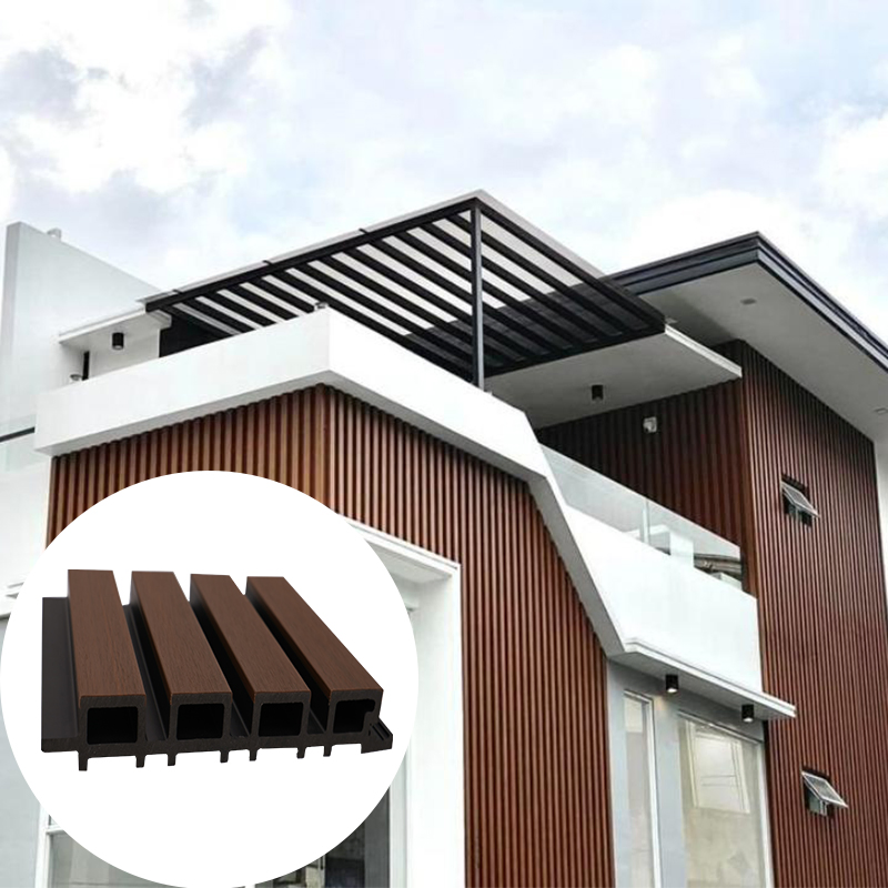 Outdoor Construction Building Wood Plastic Composite Wall Panel Materials for Decor