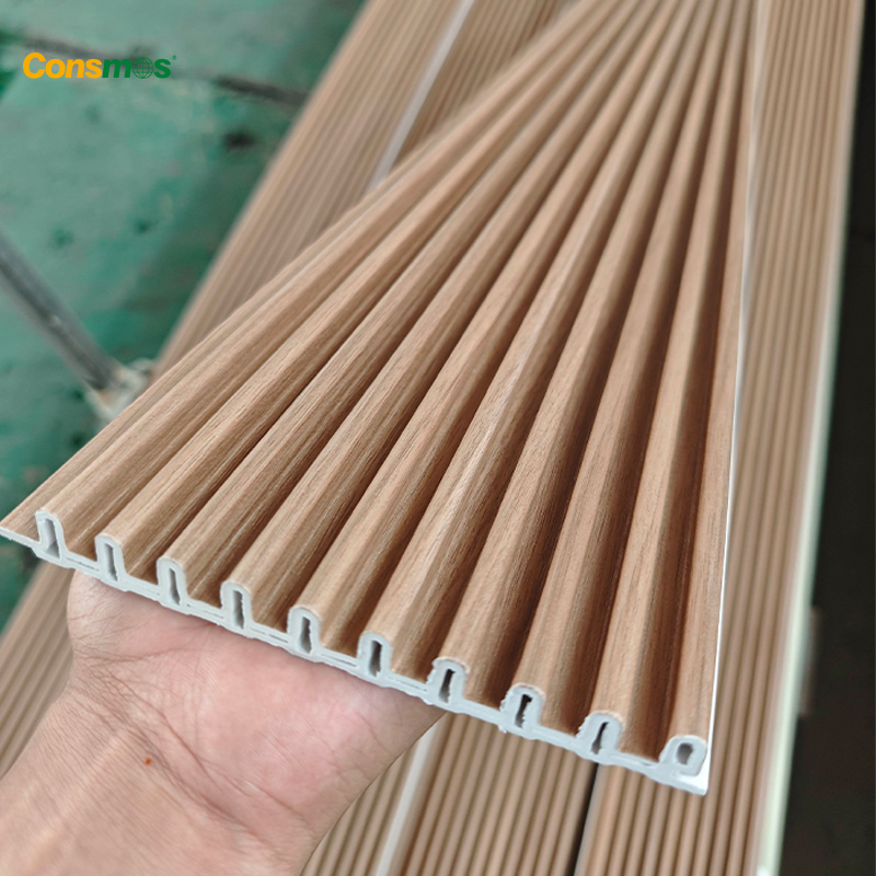 Construction Decoration Wood Wall Paneling Interior Decor WPC Wallboard Waterproof Building Material