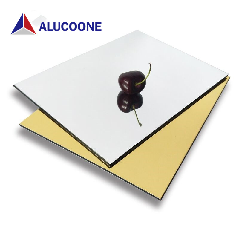 Brushed Aluminium Dibond® Composite Sheet Alupanel Sign Material Mirror Finish