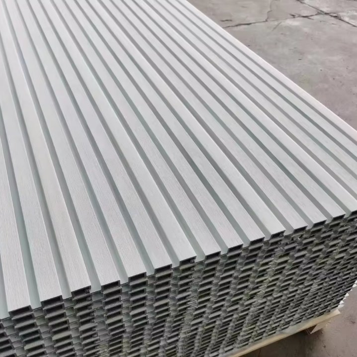 Co-Extrusion Waterproof 3D Wall Panel Wooden Plastic Composite WPC Exterior Wall Cladding