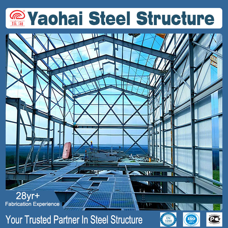 Precision Structural Steel Fabrication Q355b Material ISO 9001 Certified