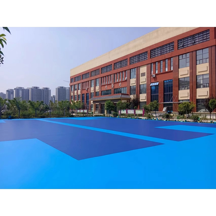 High-Performance Standard Silicon PU Court Material Used for Sports Flooring Systems