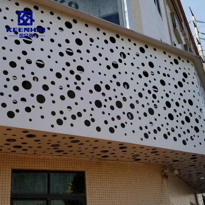 Building Exterior Laser Cut Metal Wall Panels Facade Wall Cladding (KH-CW030)