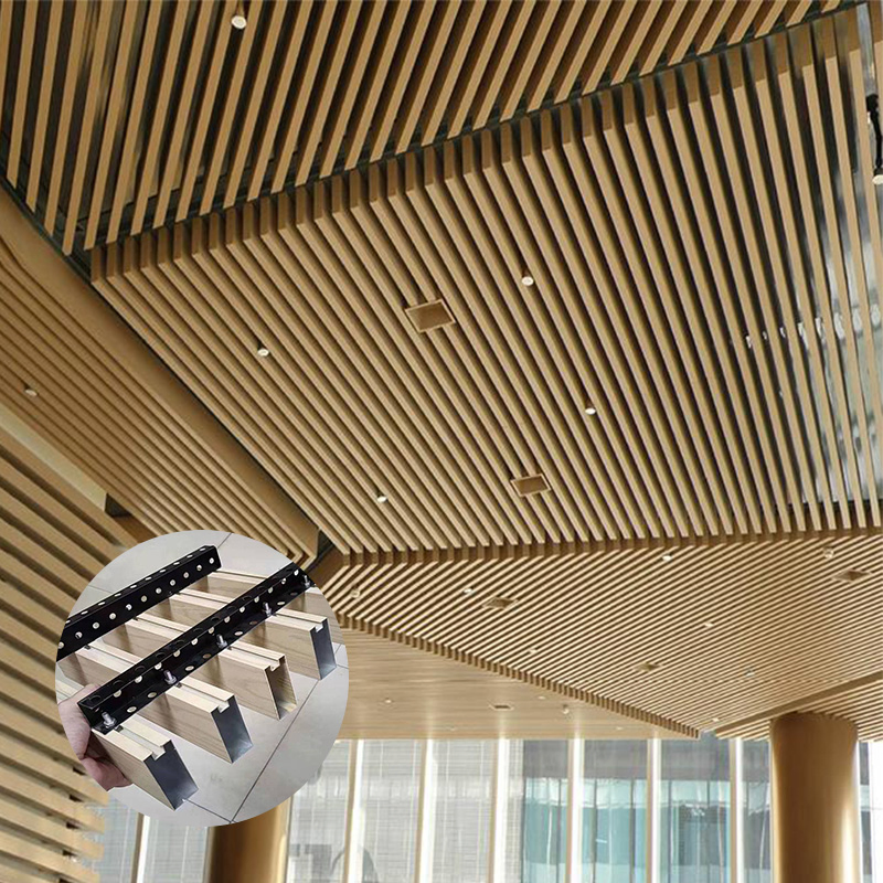 Good Quality Aluminium Baffle Ceiling Price Metal Baffle Ceiling Acoustic Baffle Ceiling System