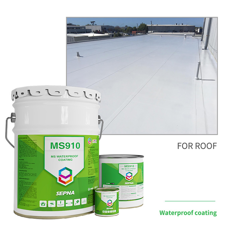 Roof Epoxy Floor Coating Water Proof Nano Hydrophobic Coating Waterproofing Materials for Concrete Surface