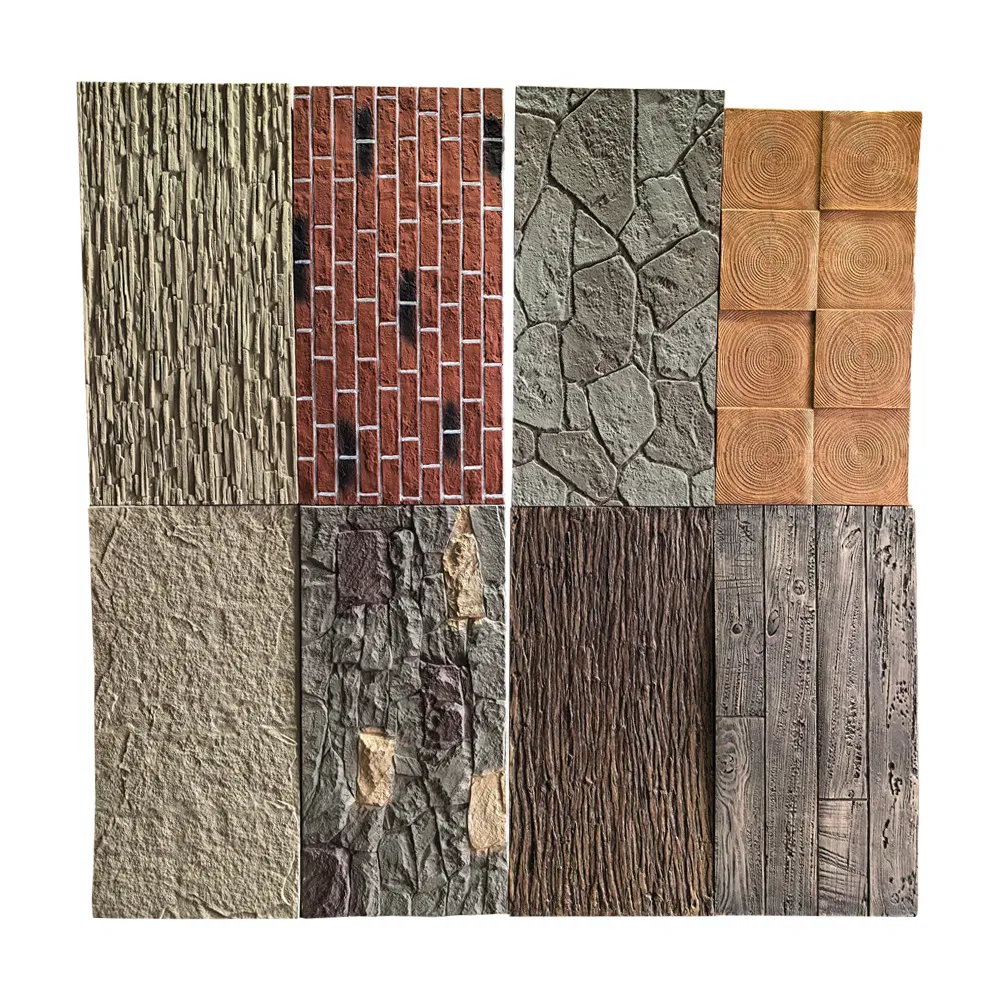 Hand-Painted Faux Pebble Sheets for Swimming Pool Surrounds with Anti-Slip Textured Surface Finish