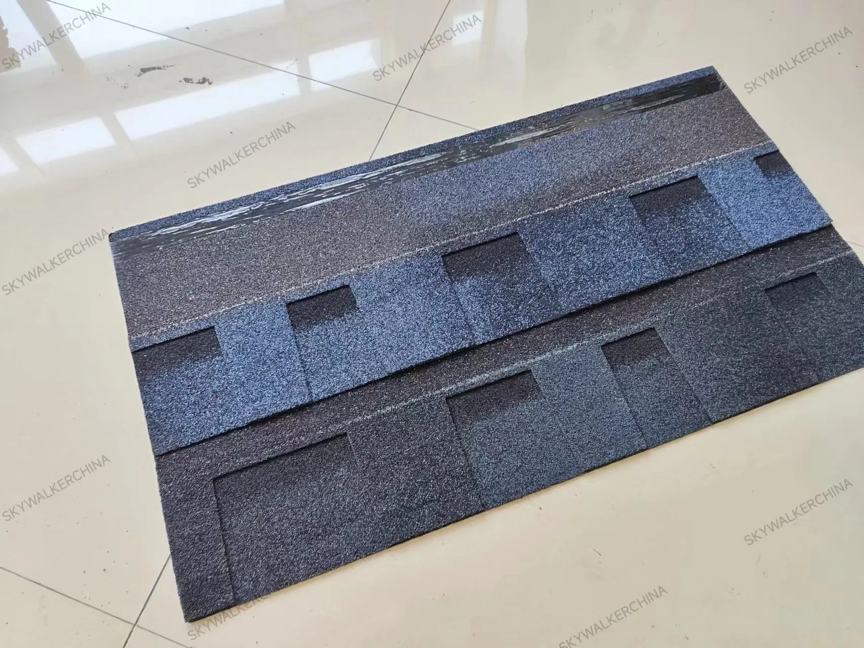 High Quality Blue Roofing Asphalt Shingle Roofing Material