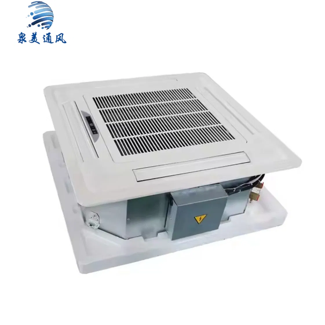 High-Efficiency ceiling Cassette Fan Coil Unit with Energy-Saving Mode for Commercial HVAC Systems