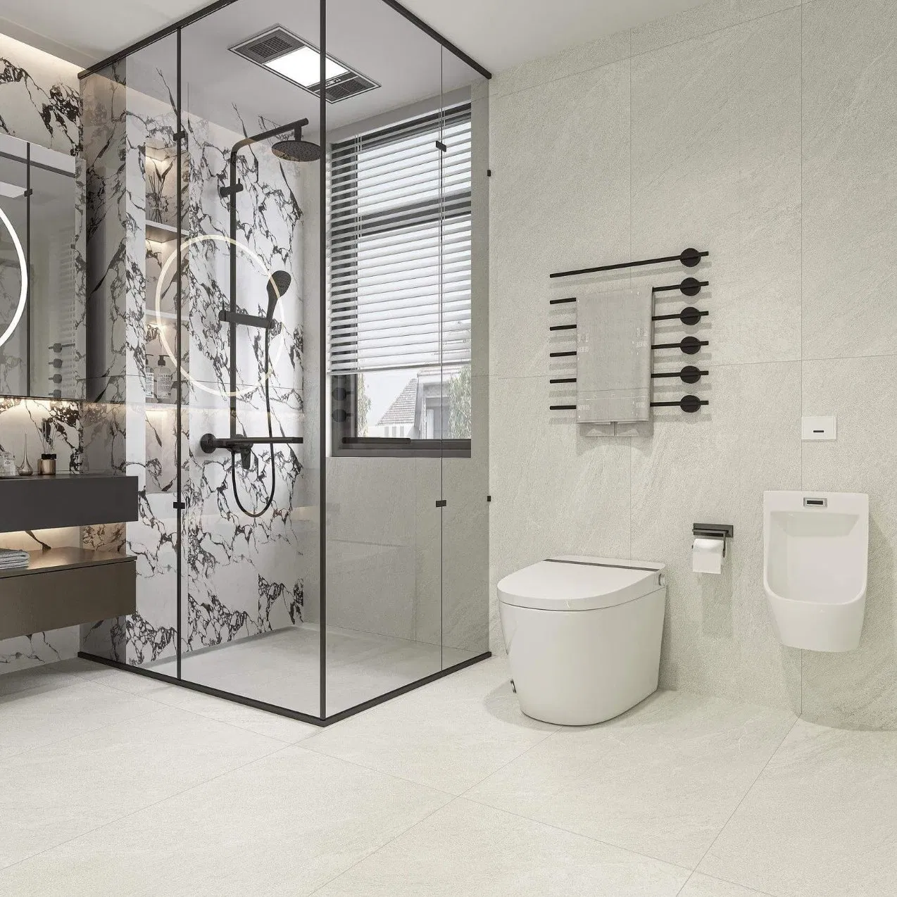 Classic Vintage Floor Tile: Antibacterial Building Material for Stylish Home Decoration