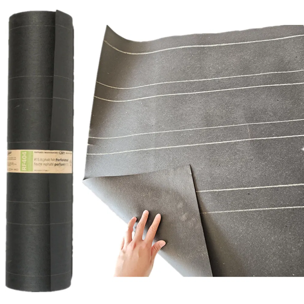 ASTM D-4869#15 Plain Asphalt Paper Saturated Roofing Felt Waterproof Material
