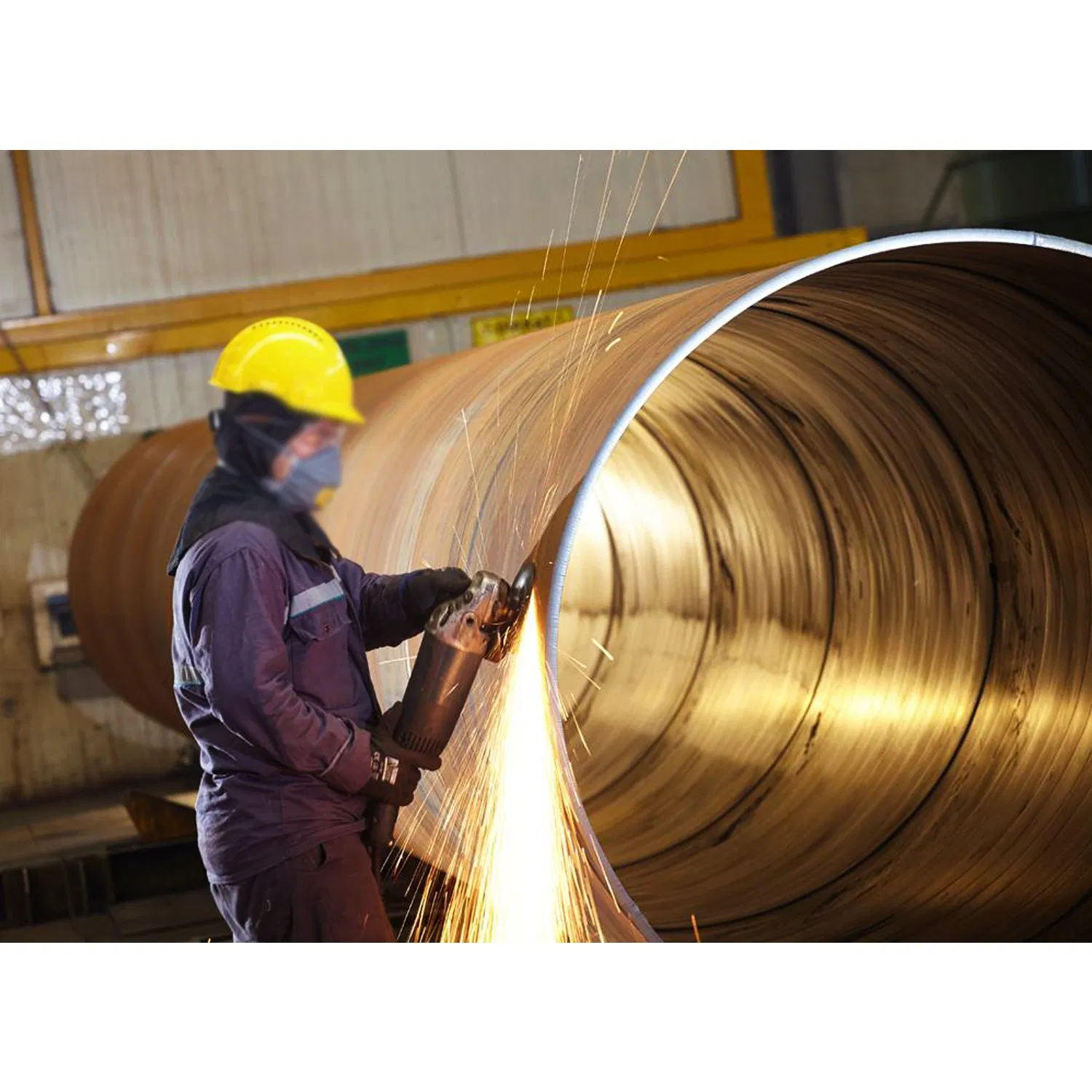 High-Quality Spiral Welded Carbon Steel Pipe for Construction Projects