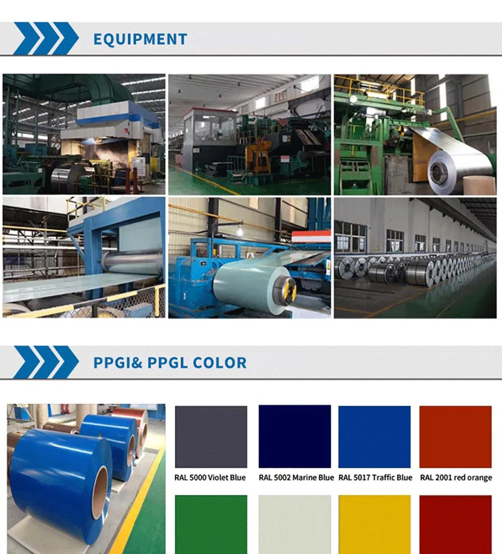 Colorful PPGI Roofing Material