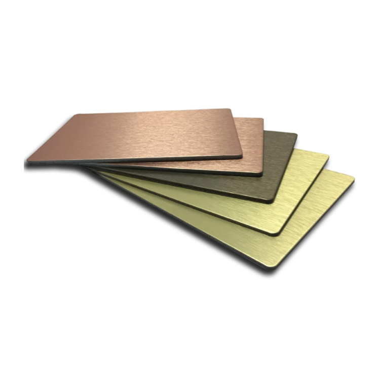 Different Colors Metallic Aluminum Composite Panels ACP Aluminium Exterior Interior Decoration Material
