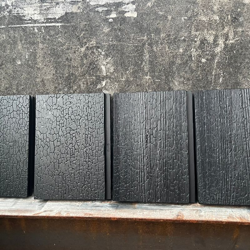 China Best Quality Factory Direct Outdoor Anti-Corrosion Solid Wood Deep Carbonized Wood Shou Sugi Ban Decorative Exterior Wall Cladding Shou Sugi Ban