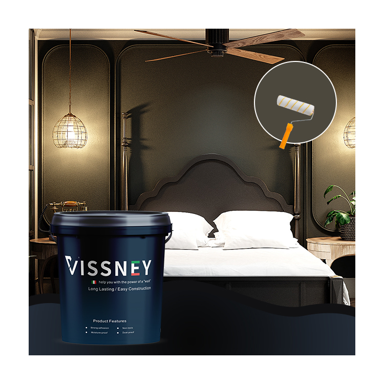 Latex Emulsion Wall Paint Bedroom Living Room Eggshell Vinyl Matte Finish Wholesales Good Price