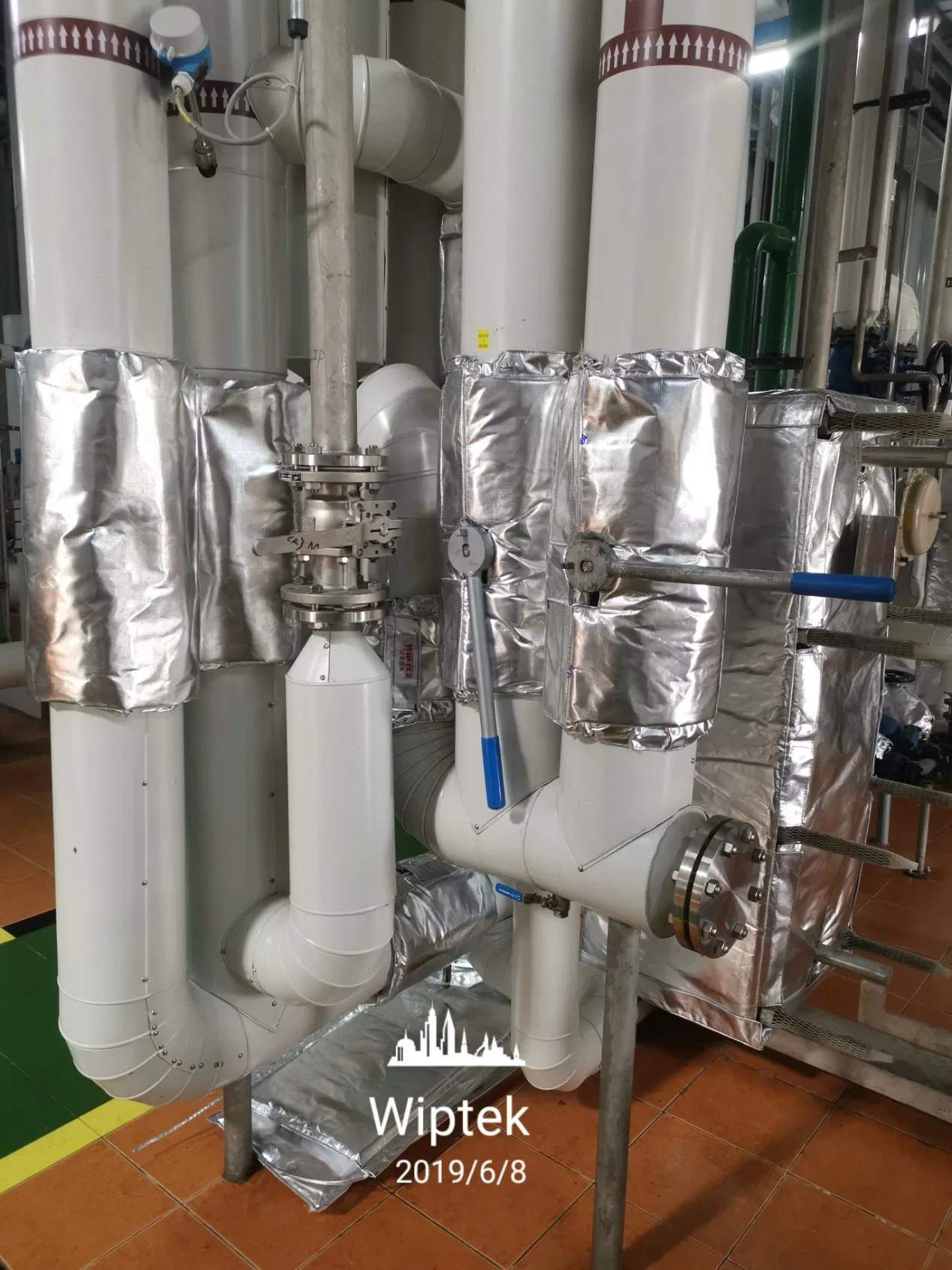 Mineral Wool+Cryogel Material Petrolatum Insulation Cover for Ball Vale