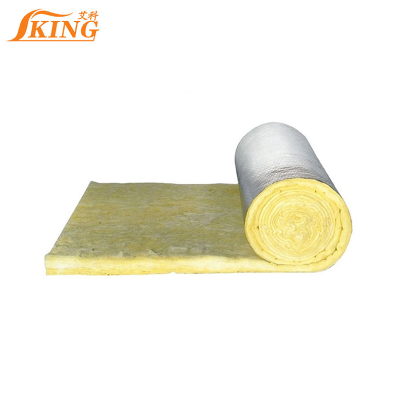 Isoking Glass Wool Blanket Heat Insulation Building Materials