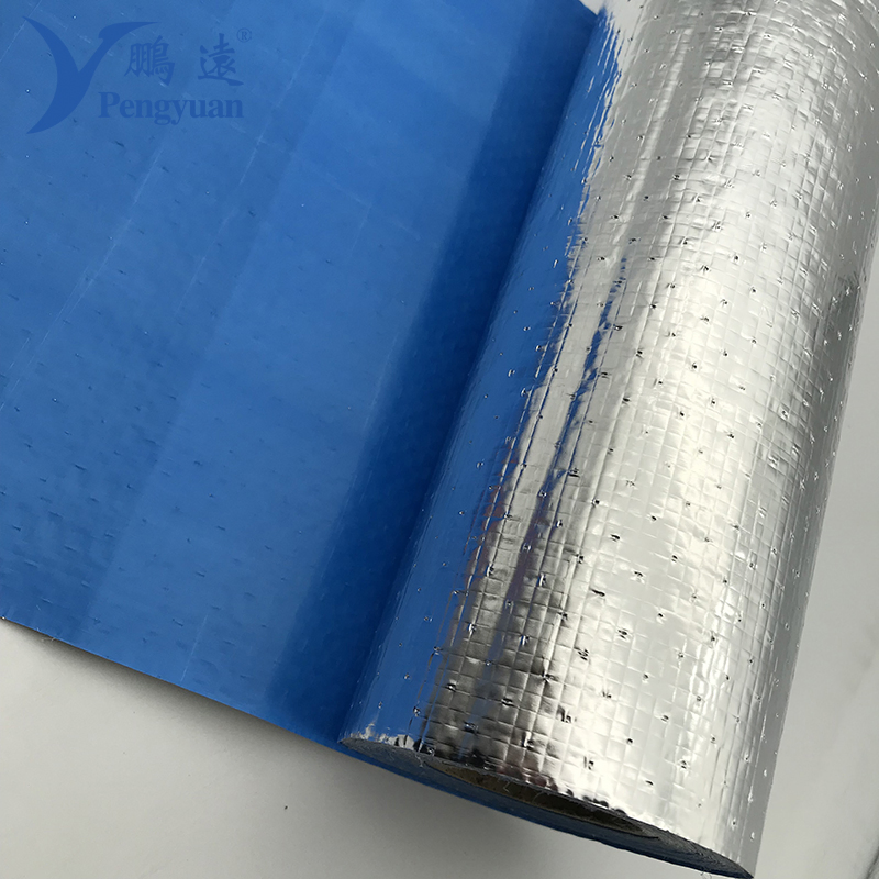 Roof Sarking Aluminum Foil Woven Fabric Heat Thermal Insulation Building Material