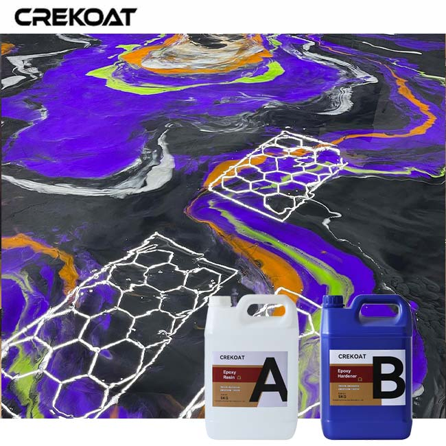 Durable Water-Based Coating Metallic Epoxy Finish for Interior/Exterior Concrete